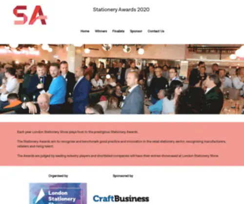 Stationeryawards.co.uk(Stationery Awards) Screenshot