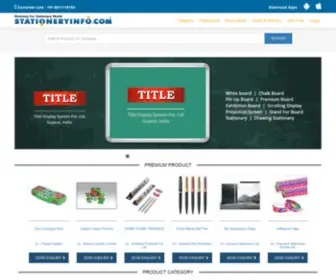 Stationeryinfo.com(Online Office Stationery Manufacturers) Screenshot