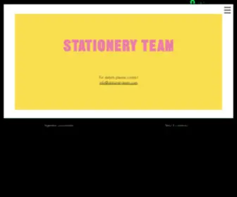 Stationeryteam.net(Stationery Team) Screenshot