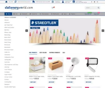 Stationeryworld.com(Online Store for World's Top Branded Stationery and Drawing Materials at Lowest Online Prices) Screenshot