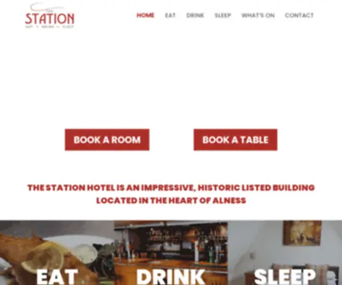 Stationhotelalness.com(Station Hotel) Screenshot