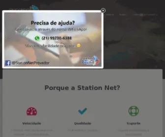 Stationnet.com.br(Provedor de Internet Banda Larga) Screenshot