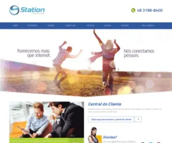 Stationtelecom.com.br(Fique conectado com nossos serviços) Screenshot