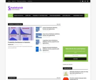 Statisticalaid.com(Statistical Aid) Screenshot