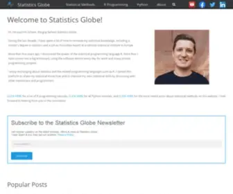 Statisticsglobe.com(Statistics Globe) Screenshot