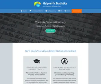 Statisticstutors.com(Statistical Services) Screenshot