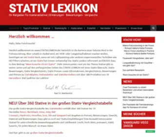 Stativlexikon.de(STATIV LEXIKON) Screenshot