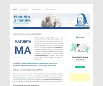 Statnimaturita-Matika.cz(Státní) Screenshot
