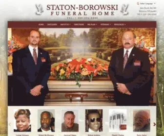 Statonborowskifuneralhome.com(Staton Borowski Funeral Home) Screenshot