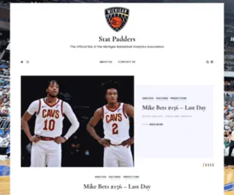 Statpadders.com(The Official Site of the Michigan Basketball Analytics Association) Screenshot