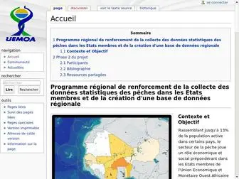 Statpeche-Uemoa.org(Pêche) Screenshot