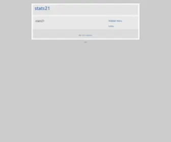 Stats21.com(Stats 21) Screenshot