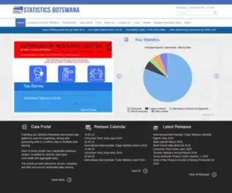 Statsbots.org.bw(Statistics Botswana) Screenshot