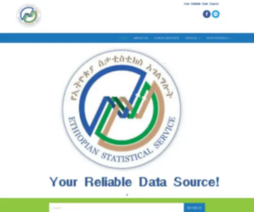 Statsethiopia.gov.et(Ethiopian statistical service) Screenshot