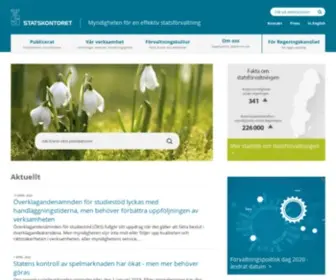 Statskontoret.se(Myndigheten för en effektiv statsförvaltning) Screenshot