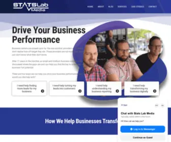 Statslabmedia.com(Transform Your Business) Screenshot