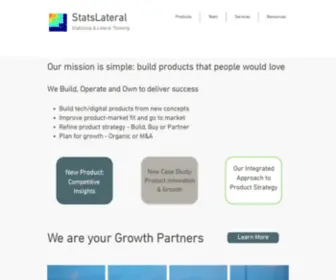 Statslateral.com(Product Management & Growth) Screenshot