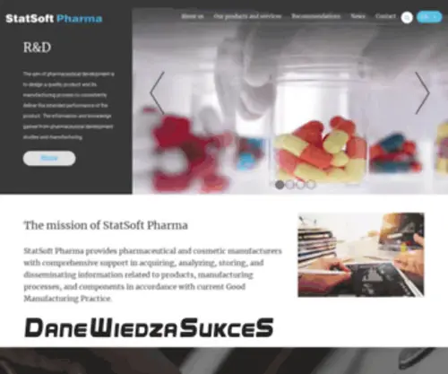 Statsoftpharma.com(Data Analysis solutions for Pharma) Screenshot