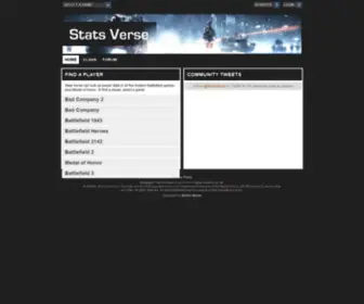 Statsverse.com(Stats Verse) Screenshot