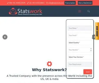 Statswork.com(Statistical Consulting) Screenshot