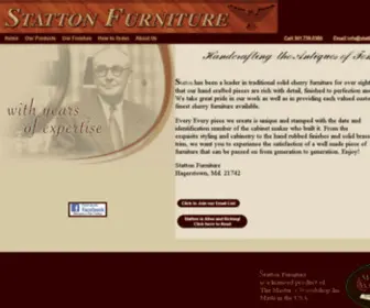 Statton.com(Solid Cherry Furniture for 75 years. Home Office) Screenshot