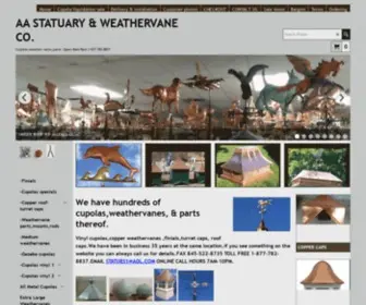 Statuary-Weathervane.com(Discount cupolas and weathervanes) Screenshot