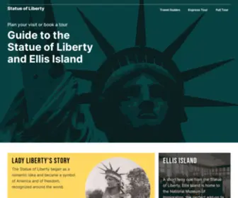 Statueoflibertytour.com(Tickets and Events Information) Screenshot