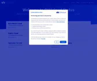 Status-Ovhcloud.com(OVHcloud Status) Screenshot