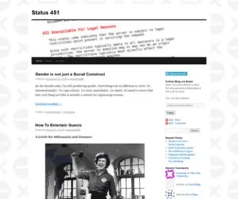 Status451.com(Status 451) Screenshot