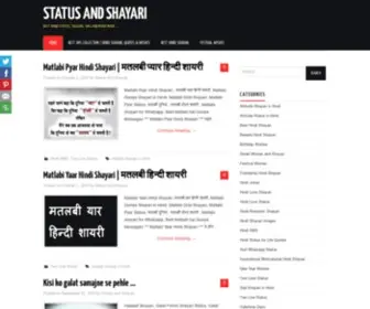 Statusandshayari.com(Status and Shayari) Screenshot