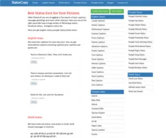 Statuscopy.com(Status Copy) Screenshot