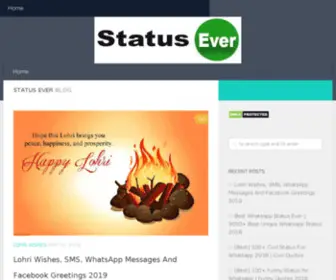 Statusever.com(Statusever) Screenshot