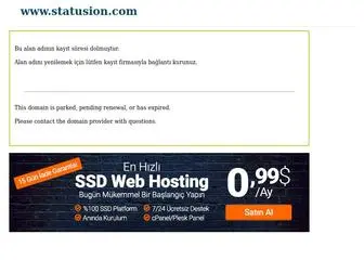 Statusion.com(Alan ad) Screenshot