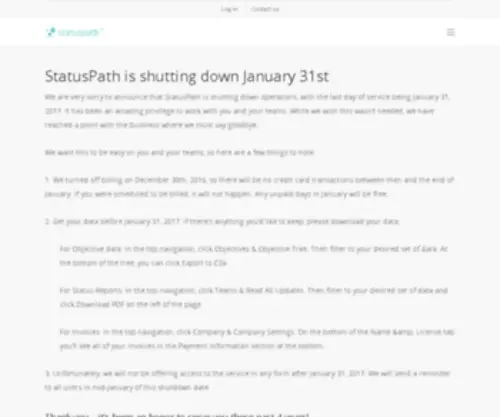 Statuspath.com(Statuspath) Screenshot