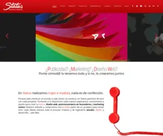 Statuspublicidadymarketing.es(Diseño) Screenshot