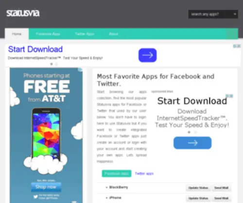 Statusvia2.com(Statusvia) Screenshot
