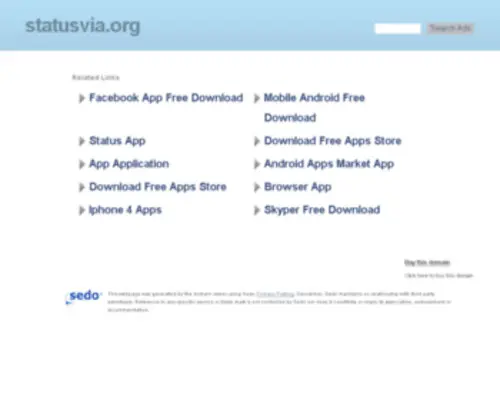 Statusvia.org(Facebook and Twitter Funny Update Status Apps) Screenshot