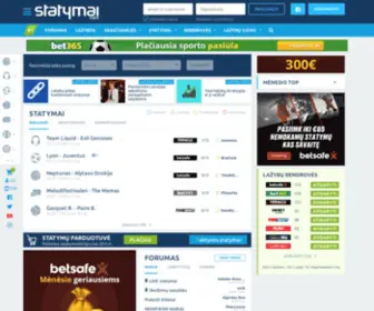 Statymai.com Screenshot