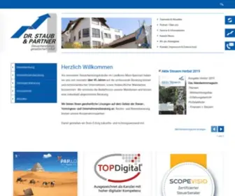 Staub.de(Staub & Partner Steuerberatungsgesellschaft mbB) Screenshot