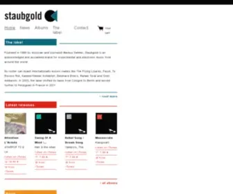 Staubgold.com(Music out of place) Screenshot