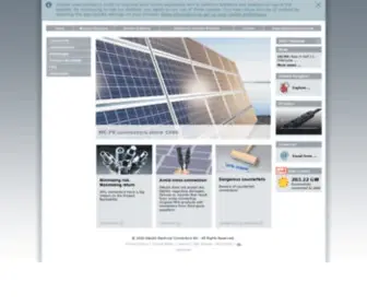 Staubli-Alternative-Energies.com(Stäubli Electrical Connectors) Screenshot