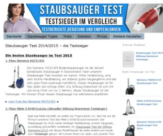 Staubsauger-Test24.org(Staubsauger Test 24) Screenshot