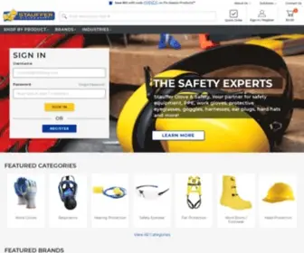 Stauffersafety.com(PPE Supplies & Work Gloves Store) Screenshot