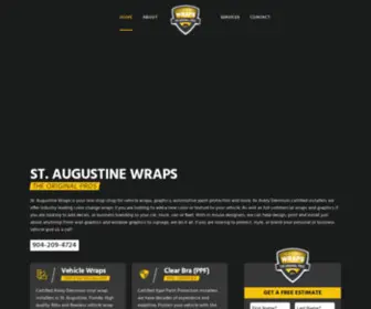 Staugustinevehiclewraps.com(St Augustine Wraps) Screenshot