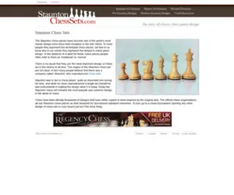 Stauntonchesssets.com(Staunton) Screenshot