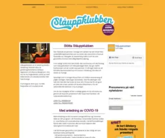 Stauppklubben.com(Stand up) Screenshot