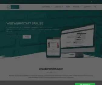 Stauss.de(Wir machen Web mit Erfahrung & Engagement) Screenshot