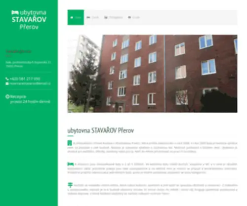 Stavarov-Ubytovna.cz(Ubytovna) Screenshot