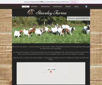 Staveleyfarms.com(Boer Goats) Screenshot