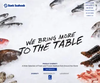 Stavis.com(Stavis Seafoods) Screenshot